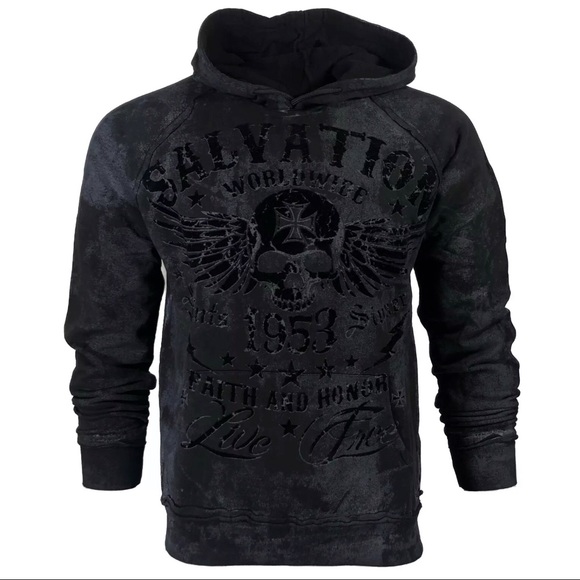Affliction Other - ARCHAIC AFFLICTION Hoodie BLACK TIDE